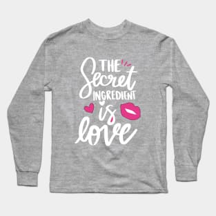 the secret ingredient love Long Sleeve T-Shirt